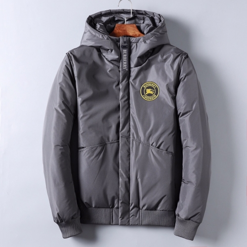 バーバリーバーバリーメンズクラシックカジュアルダウンジャケットr02015グレー