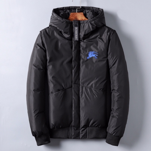 バーバリーバーバリーメンズクラシックカジュアルダウンジャケットr0ブラック