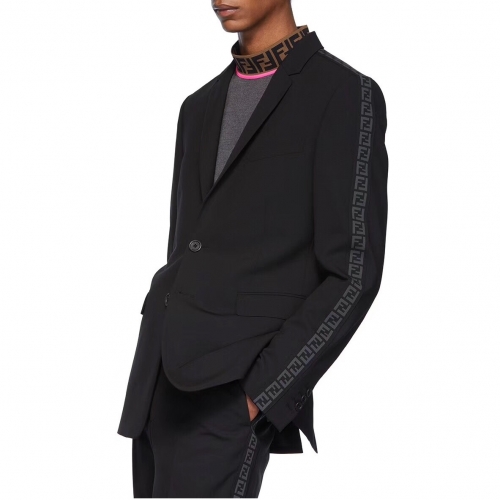 ェンディメンズカジュアルコットンスーツジャケットn0539ブラック