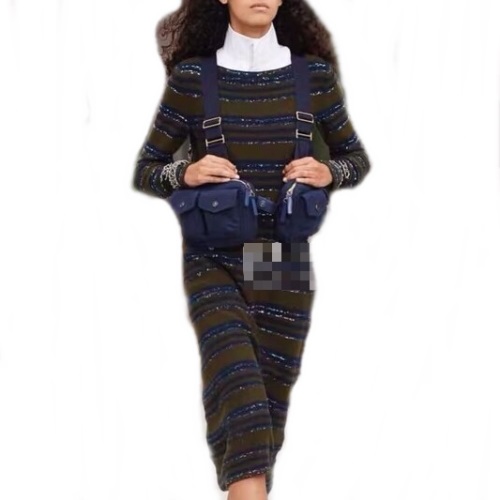 -シャネルレディーストレンディカシミヤワンピースl535