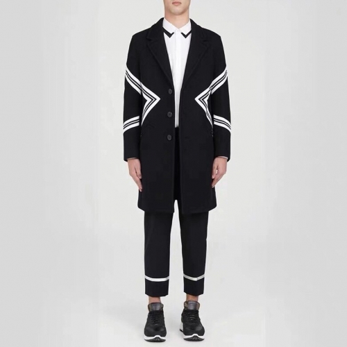 ニール・バレットメンズトレンディビジネスカシミヤコートi06