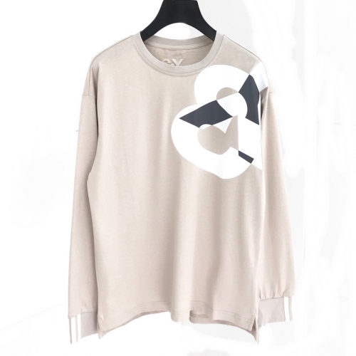 ワイ・スリー-3ワイ・スリーメンズスウェットシャツY3/00622(ベージュ/ホワイト)