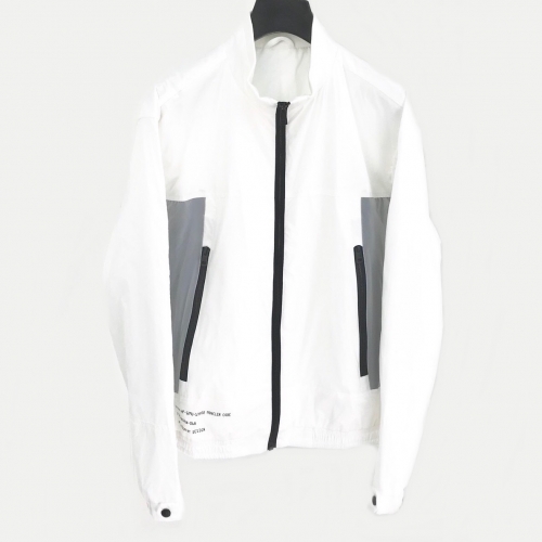 モンクレールモンクレールメンズカジュアルウィンドブレーカージャケットc01418ホワイト