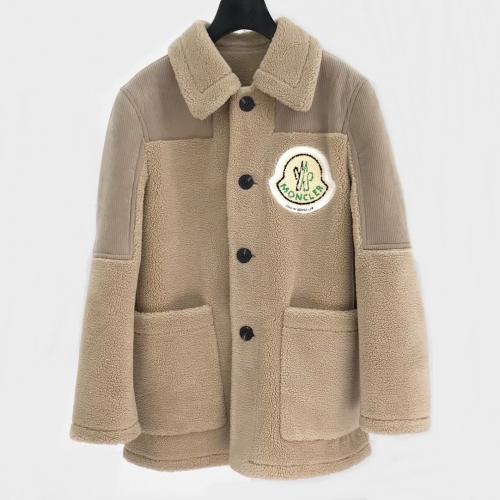 モンクレールモンクレールメンズカジュアルフランネルジャケットc01422キャメル