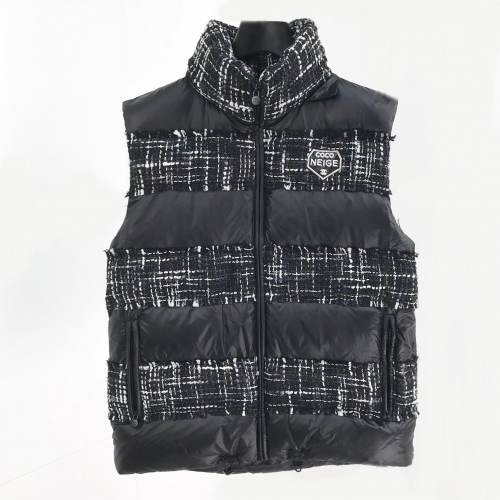 シャネルシャネルメンズダックダウンパディングベストl0539ブラック