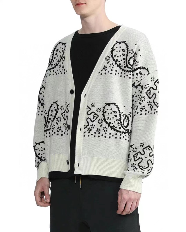 アミリメンズネックカーディガンi78