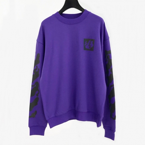 オフホワイトオフホワイトメンズオーバーサイズフーディf01431パープル