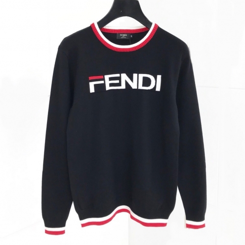 -ェンディメンズクルーネックウールセーターn0547.ブラック