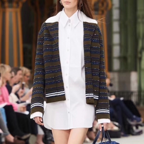 シャネルシャネルレディーストレンディコットンシャツa0541ホワイト