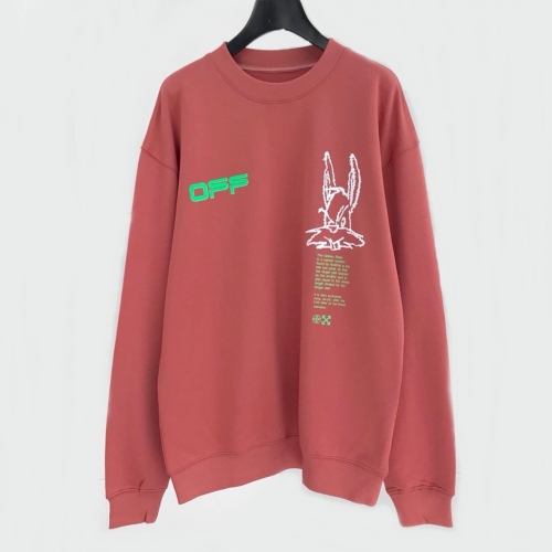 オフホワイトオフホワイトメンズオーバーサイズフーディf0350ピンク