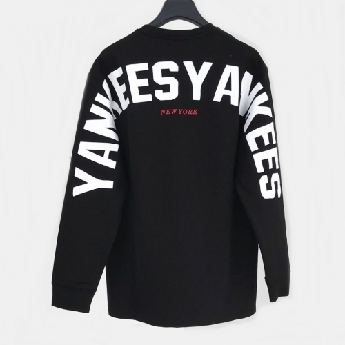 グッチ-グッチメンズコットンクルーネック長袖Tシャツc02116.ブラック