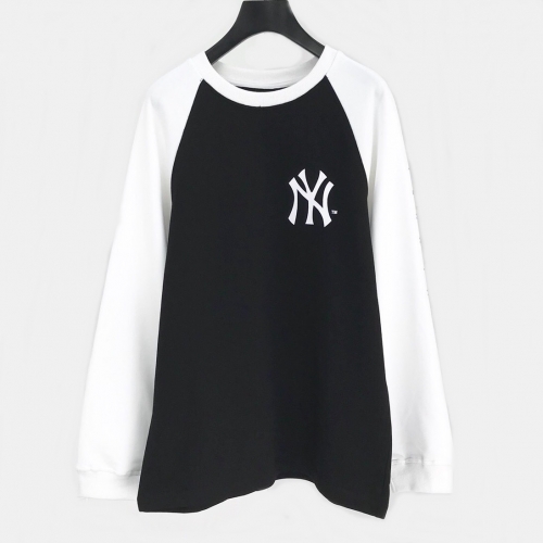 グッチ-グッチメンズコットンクルーネック長袖Tシャツc02130.ブラック