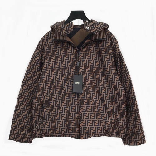 ェンディェンディメンズカジュアルダウンジャケットn0557.ブラウン