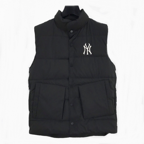 エムエルビーメンズカジュアルダウンベストb0041.ブラック