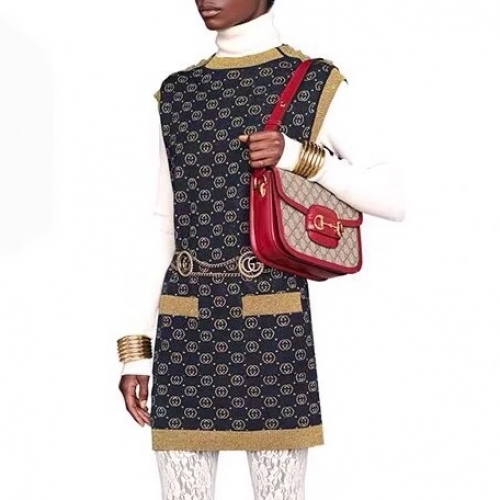 -グッチレディースラグジュアリーニットワンピースc2169