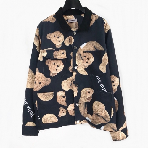 パームエンジェルスメンズテディベアコットンジャケットm0105ブラック