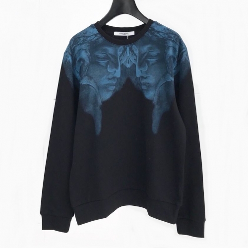 ジバンシィ--ジバンシィメンズカジュアルコットンスウェットシャツv0314.ブラック