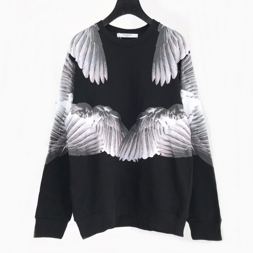 ジバンシィ--ジバンシィメンズカジュアルコットンスウェットシャツv0316.ブラック