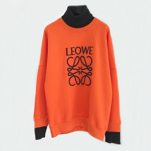 ロエベ-ロエベメンズタートルネックセーターe0172オレンジ