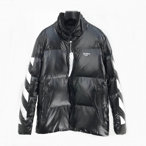 オフホワイトオフホワイトメンズカジュアルダウンパディングf0363ブラック