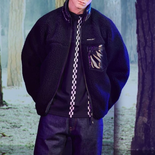 モンクレールモンクレールメンズカジュアルジャケットc01462.ブラック