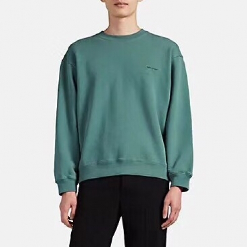 バレンシアガ-バレンシアガメンズクルーネックコットンスウェットシャツl0483.グリーン