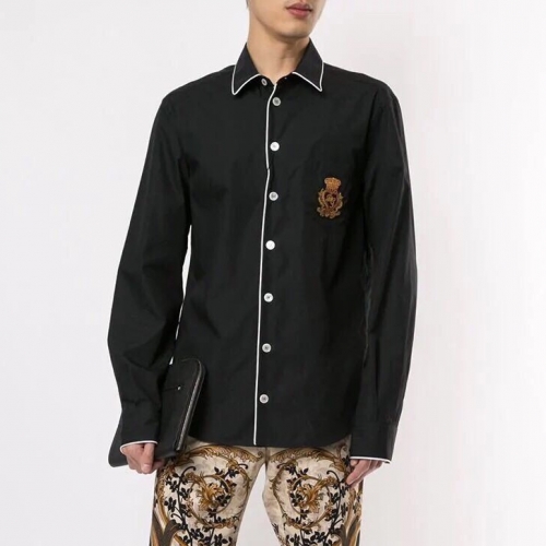 ドルチェ＆ガッバーナドルチェ＆ガッバーナメンズトレンディシャツl0275ブラック