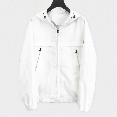 モンクレールモンクレールメンズカジュアルウィンドブレーカージャケットc01466ホワイト