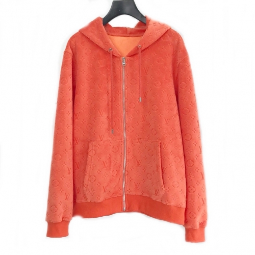 ルイヴィトンルイヴィトンメンズベルベットフーディu01672.オレンジ