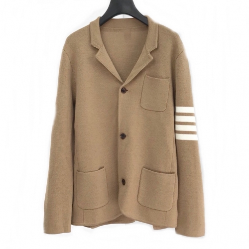 トムブラウンメンズカジュアルウールスーツジャケットm0512.キャメル