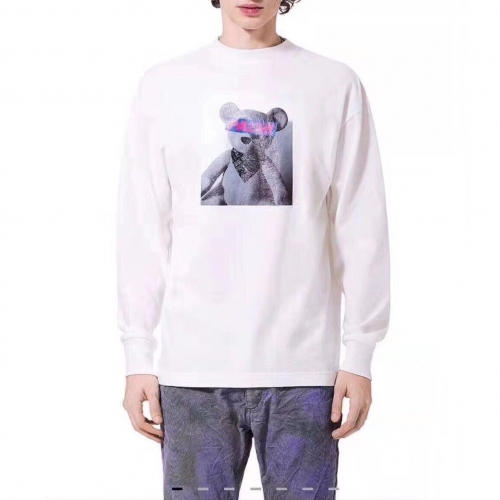 パームエンジェルスパームエンジェルスメンズ長袖Tシャツシャツm0108.ホワイト