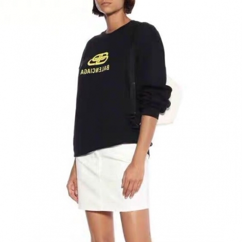 バレンシアガ-バレンシアガメンズクルーネックコットンスウェットシャツl0499ブラック