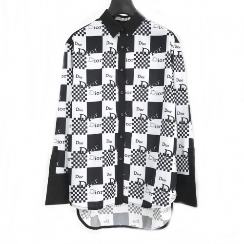 ディオールディオールメンズクラシックシルクシャツo0541ブラック