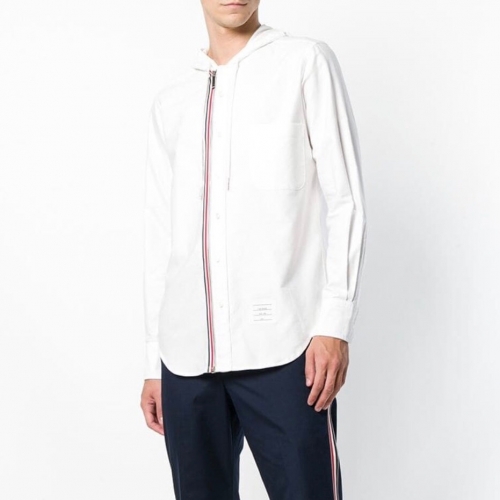 トムブラウントムブラウンメンズカジュアルコットンフーディm0522.ホワイト