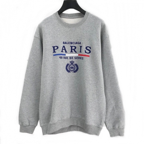 バレンシアガ-バレンシアガメンズクルーネックコットンスウェットシャツl0510.(s2).グレー