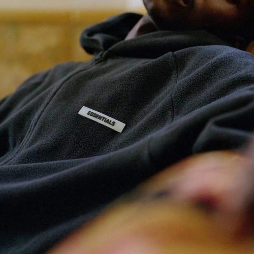 フィアオブゴッドフィアオブゴッドメンズオーバーサイズミニマルフランネル長袖Tシャツa0097ブラック