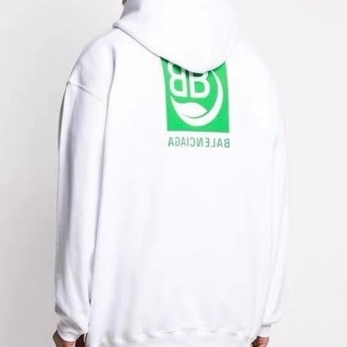 バレンシアガバレンシアガメンズコットン起毛オーバーサイズフーディl0546ホワイト