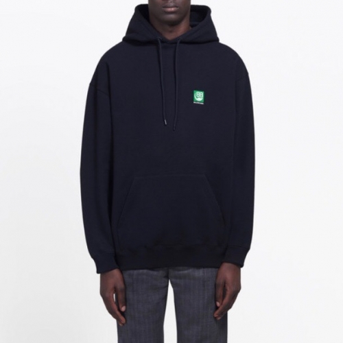 カスタム級バレンシアガメンズコットン起毛オーバーサイズフーディl0547ブラック