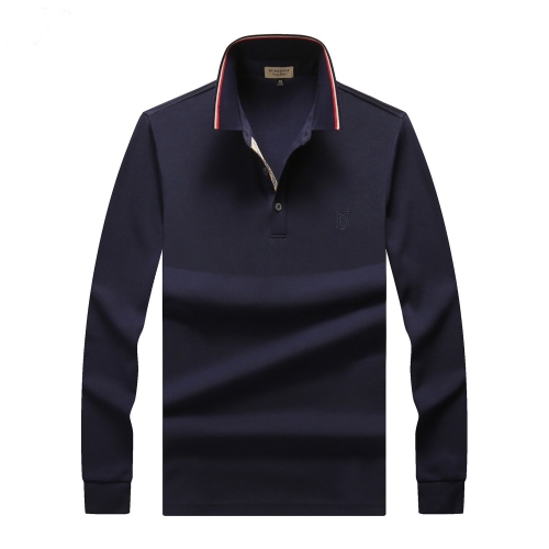 バーバリーバーバリーメンズカジュアルコットンポロスウェットシャツr02186ネイビー