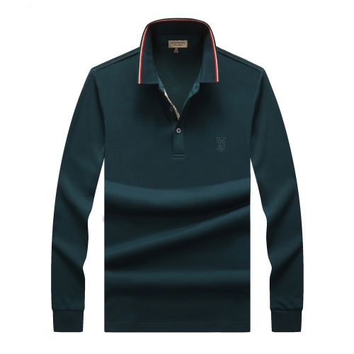 バーバリーバーバリーメンズカジュアルコットンポロスウェットシャツr02187グリーン