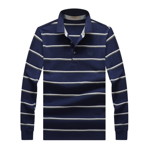 バーバリーバーバリーメンズカジュアルコットンポロスウェットシャツr02189ネイビー