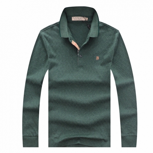 バーバリーバーバリーメンズカジュアルコットンポロスウェットシャツr02207グリーン