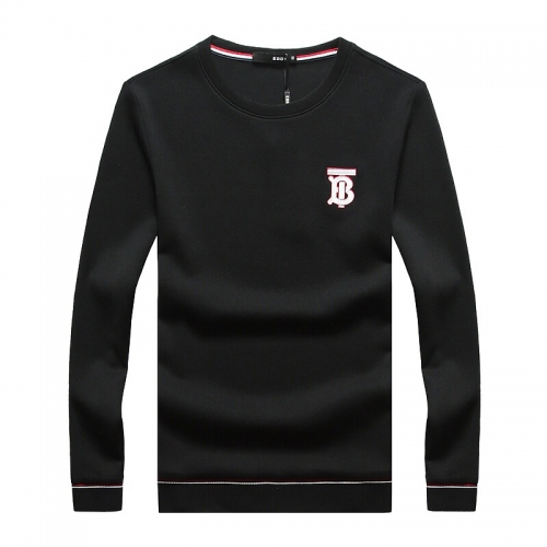 バーバリーバーバリーメンズカジュアルコットンスウェットシャツr02216ブラック