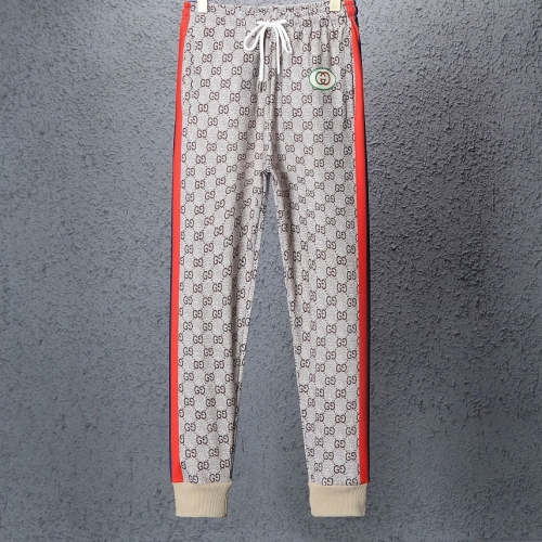 グッチグッチメンズカジュアルトレーニングパンツc02235ベージュ