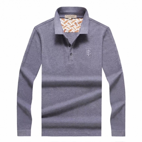 バーバリーバーバリーメンズカジュアルコットンポロスウェットシャツr02231グレー