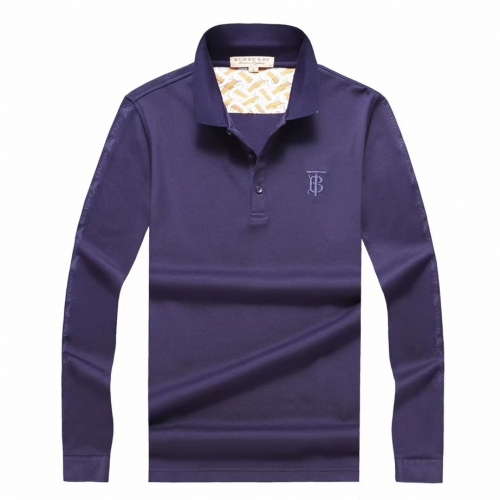 バーバリーバーバリーメンズカジュアルコットンポロスウェットシャツr02232ブルー