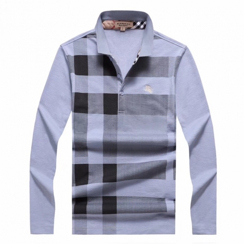 バーバリーバーバリーメンズカジュアルコットンポロスウェットシャツr02234ブルー