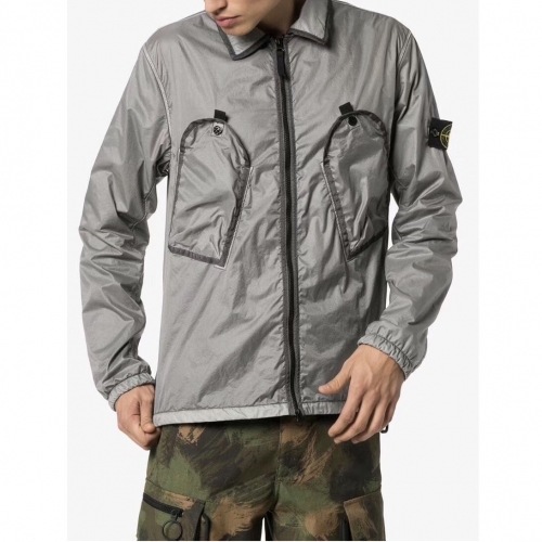 ストーンアイランドメンズベーシックカジュアルジャケットo0116グレー