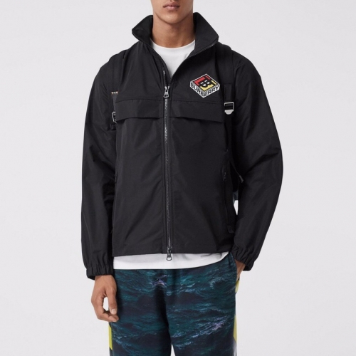 バーバリーバーバリーメンズカジュアルウィンドブレーカージャケットr02256ブラック