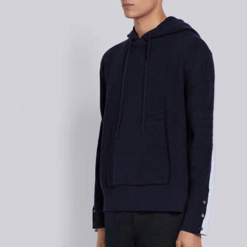 トムブラウントムブラウンメンズカジュアルツートンフーディm0608.ネイビー